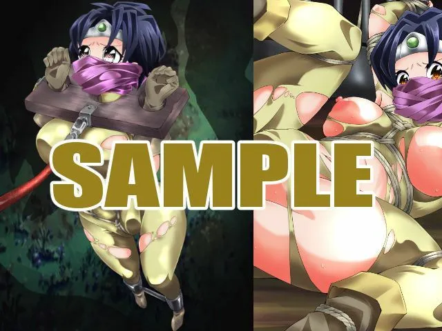 鼻上被せ猿轡の女勇者(ドラゴンクエストIII)