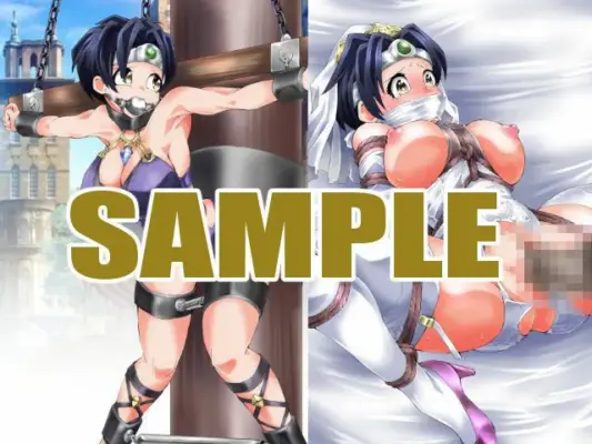 被せ猿轡＆ボールギャグの女勇者（ドラゴンクエストIII）
